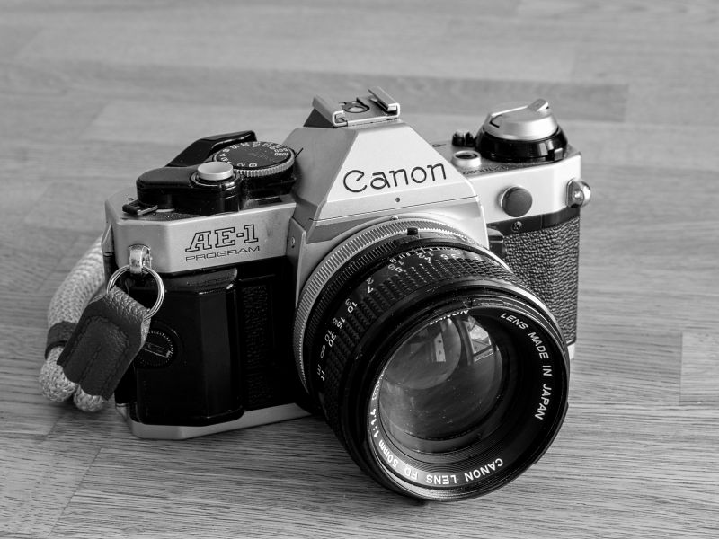 Canon AE-1 Program mit FD 50mm f1,4